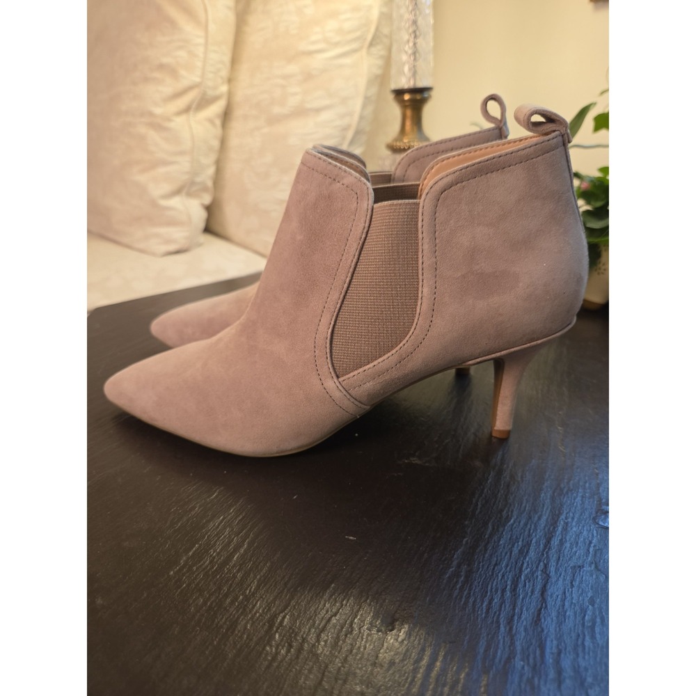Cole Haan Wms Nell Suede  Pointed Chelsea Bootie Irish Coffee Tan Sz 8 NEW! $140 - Picture 4 of 11